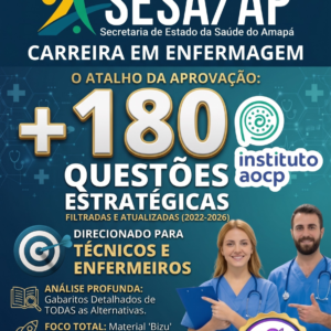 QUESTÕES AOCP ENFERMAGEM